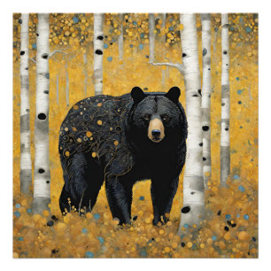 Modern Colorado Aspens Mountain Beer Foto Afdruk