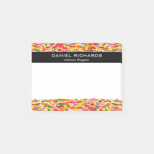 Modern Colorful Interior Designer Branding Post-it® Notes