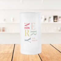 Modern Colorful Merry en Bright | PRETTIGE FEESTDA