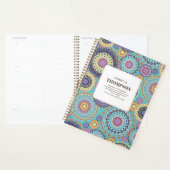 Modern Colorful Personalized Geometric Planner (Display)