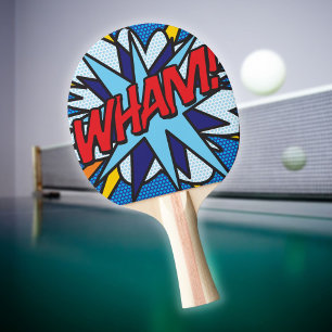 Modern Comic Book WHAM Tafeltennisbatje