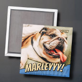 Modern Comic Simple Cool Custom Pet Foto Magneet