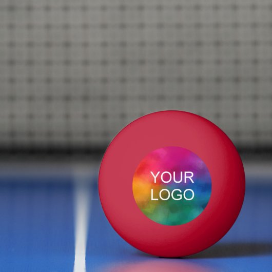 Modern Company Logo Emblem Sjabloon Red Pingpongballen (Net)