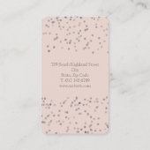 Modern Confetti Professional Visitekaartje (Achterkant)