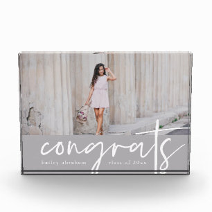 Modern Congrats Typography Photo Block Fotoblokken