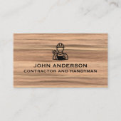 Modern Construction Handyman Contractor Renovation Visitekaartje (Voorkant)