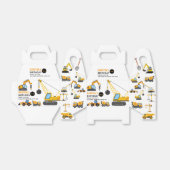 Modern Construction Simple Kid's Birthday Bedankdoosjes (Uitgevouwen)