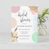 Modern Contemporary Bridal Shower Invitation (Debout devant)