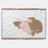 Modern Contour Portret Deken (Voorkant)