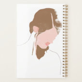 Modern Contour Portret Planner (Achterkant)