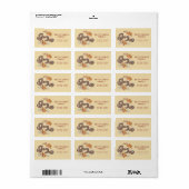 Modern cookie script joy kaneel sinaasappel etiket (Full Sheet)