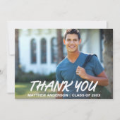 Modern Cool Afstuderen Dank u Kaart W (Voorkant)