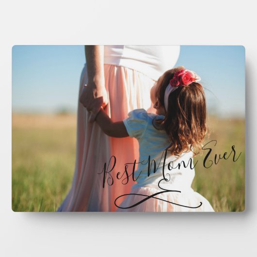 Modern Cool Best Mam Ever Foto Fotoplaat (voorkant)