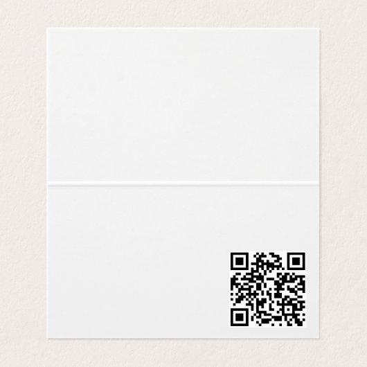 Modern Cool Custom QR Code Technology Professional Visitekaartjes (Binnenkant ongevouwen)