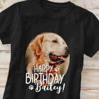 Modern Cool Fun Custom Pet Foto Verjaardag Groet