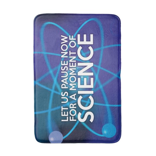 Modern Cool Funny Science Gezegde Badmat (Voorkant Verticaal)