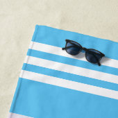 Modern & Cool Ik hou van dolfijnen Quotes Naam Strandlaken (In situ)