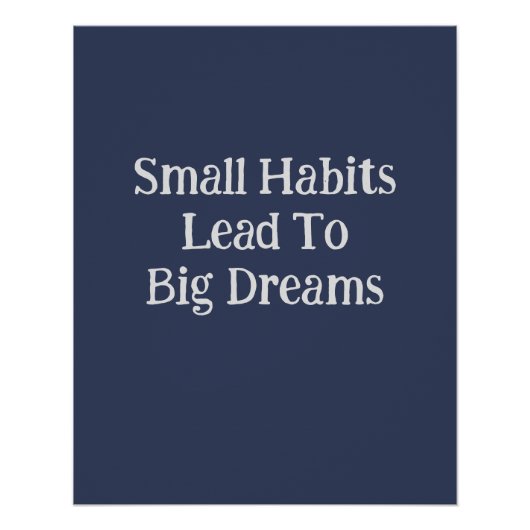 Modern Cool Inspirerend Tekst Quote Mannen’s Perfect Poster (Voorkant)