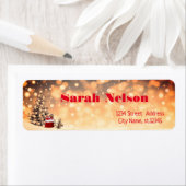 Modern, cool, kerstboomlabel etiket (Insitu)