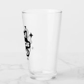 Modern Cool moeders club Retro  Groovy Glas (Links)