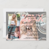 Modern Cool Photo Collage Afstuderen Jaar Kaart (Voorkant)