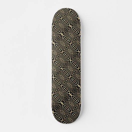 Modern Cool & Trendy Dot Art Skateboard (Voorkant)