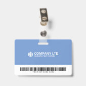 Modern Corporate Business Personeel ID Badge (Back with Clip)