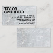 Modern Corporate Concrete Visitekaartje (Voorkant / Achterkant)