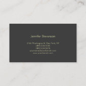 Modern Cosmetoloog Professional Visitekaartje (Achterkant)