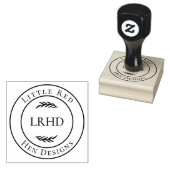 Modern Country Charm Business Logo Rubberstempel (Gestempeld)