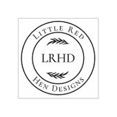 Modern Country Charm Business Logo Rubberstempel (Afrduk)