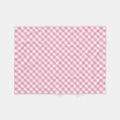 Modern country Gingham Check Pattern Fleece Deken (Voorkant (Horizontaal))