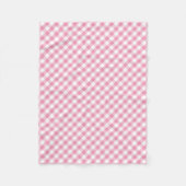 Modern country Gingham Check Pattern Fleece Deken (Voorkant)