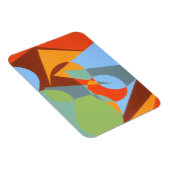 Modern Cowboy Boot Abstract Magnet (Côté Droit)