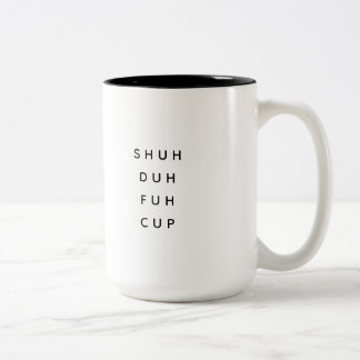 Modern Coworker Verjaardag Humor Quote Tweekleurige Koffiemok