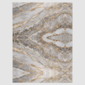 Modern Cracked Gold  marble Tissuepapier (Voorkant)