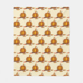Modern Cream | THANKSGIVING | Pompoen Fleece Deken (Voorkant)