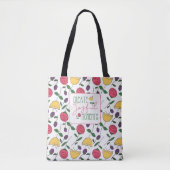 Modern Create Joyful Moments Floral Tote Bag (Voorkant)