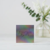 Modern Creative Holographic Metal - Visitekaartje (Staand voorkant)