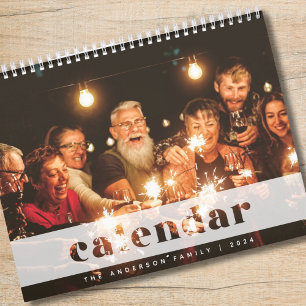 Modern Creëer Uw Eigen Familie Foto   Overlay Kalender