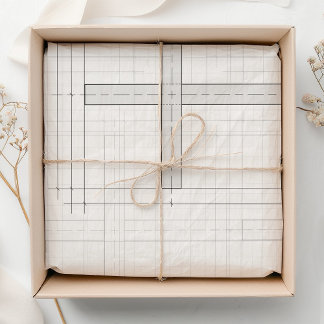 Modern Cross Gift Tissuepapier