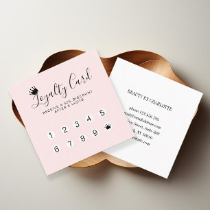 Modern, Crown 10-card loyaliteit Visitekaartje