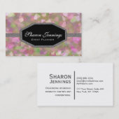 Modern Crystal Glitter Visitekaartje (Voorkant / Achterkant)