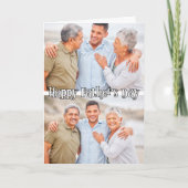 Modern Custom 2-foto's Sjabloon Vaderdag (Voorkant)