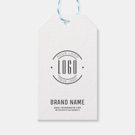 Modern custom bedrijf logo business branded cadeaulabel