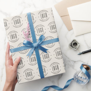 Modern custom bedrijf logo business branded cadeaupapier
