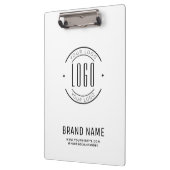 Modern custom bedrijf logo business branded klembord (Links)