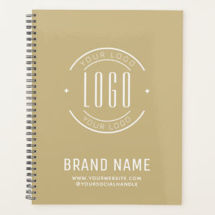 Modern custom bedrijf logo business branded planner