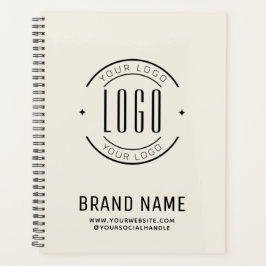Modern custom bedrijf logo business branded planner