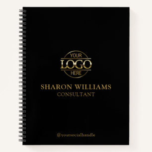Modern Custom Business Logo Professional Branded Notitieboek